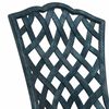 vidaXL Záhradný bistro set 3 pcs Zelená Hliník