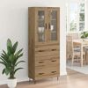 vidaXL Highboard Remeseln&yacute; dub 69,5 x 34 x 90 cm Kompozitn&eacute; drevo