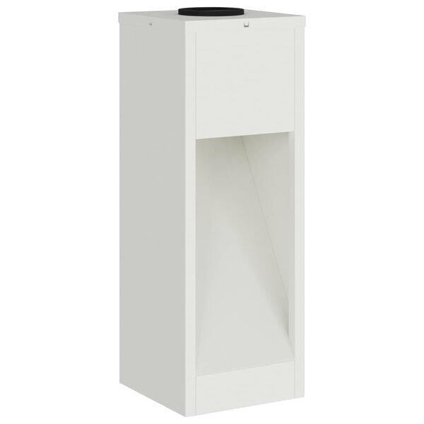 vidaXL Solárna LED chodníková lampa 2 pcs Biela Studená valcovaná oceľ