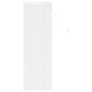 vidaXL Žal&uacute;zia Nastaviteľn&aacute; Biela 150 x 50 cm PVC