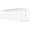 vidaXL Kurn&iacute;k proti stene Strieborn&aacute; 600 x 150 x 215 cm