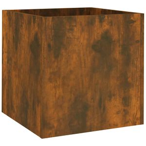 vidaXL Kvetin&aacute;č dymov&yacute; dub 40x40x40 cm spracovan&eacute; drevo