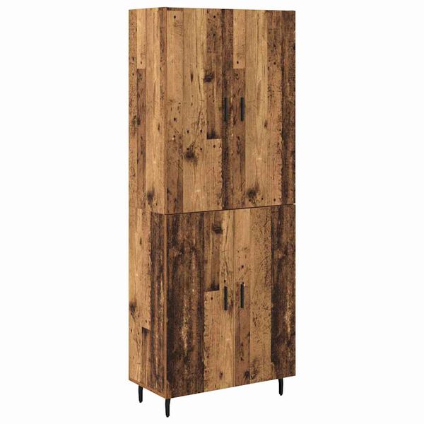 vidaXL Highboard 2 pcs Star&eacute; drevo Kompozitn&eacute; drevo