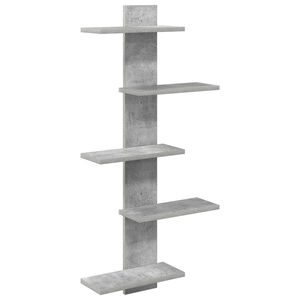 vidaXL N&aacute;stenn&aacute; pl&aacute;vaj&uacute;ca polica Bet&oacute;novo siv&aacute; 48,5 x 15 x 101 cm