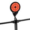 vidaXL Zresetovateľný terč Čierna 38 x 20,5 x 33 cm Oceľ