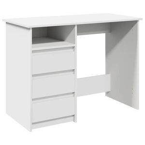 vidaXL St&ocirc;l biely 102x50x75 cm kompozitn&eacute; drevo