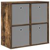 vidaXL Serv&iacute;rovacia skriňa Dymov&aacute; dub 68,5 x 32 x 67 cm