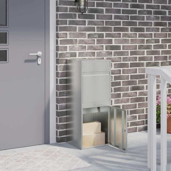 vidaXL Schr&aacute;nka na bal&iacute;ky Čierna 41 x 38 x 103 cm Pozinkovan&aacute; oceľ