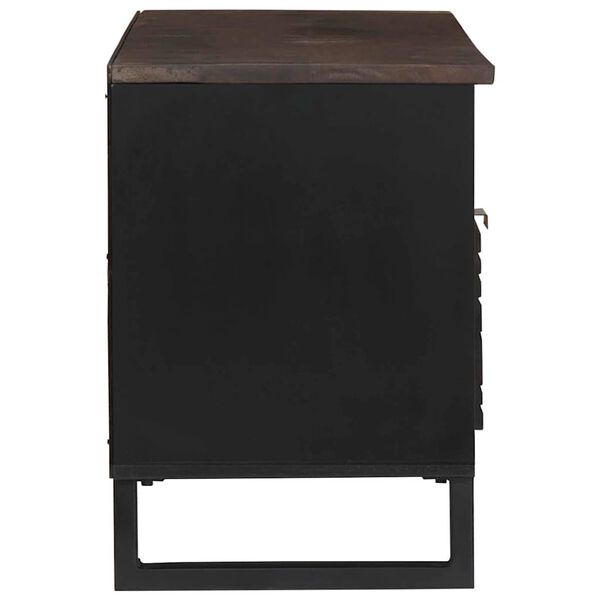 vidaXL TV jednotky so z&aacute;suvkou Orech 105 x 33 x 46 cm Kompozitn&eacute; drevo