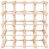 vidaXL Stojan na víno na 20 fliaš 46,5x23x46,5 cm borovicový masív