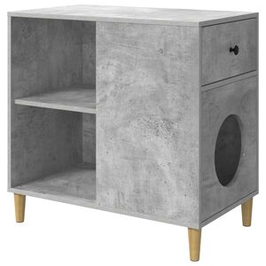 vidaXL Mačka Dom Bet&oacute;nov&aacute; 72 x 42.5 x 70 cm Kompozitn&eacute; drevo