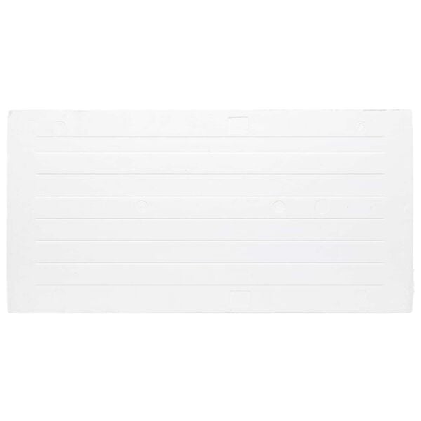 vidaXL N&aacute;stenn&eacute; panely 10 pcs Červen&aacute; a Biela 100 x 50 cm EPS pena