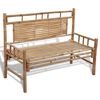 vidaXL Z&aacute;hradn&aacute; lavička 120 cm, bambus