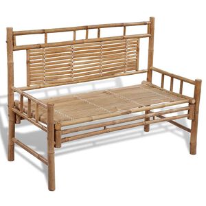 vidaXL Z&aacute;hradn&aacute; lavička 120 cm, bambus