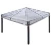 vidaXL N&aacute;hradn&yacute; kryt pre alt&aacute;nok 300 x 300 x 26 cm Priehľadn&aacute; PVC