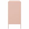 vidaXL Komoda ružová 68x39x79 cm oceľ