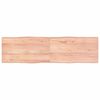 vidaXL Stolov&aacute; doska svetlohned&aacute; 180x50x(2-6)cm o&scaron;etren&yacute; mas&iacute;v hrany