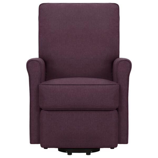 vidaXL Zdv&iacute;hacie mas&aacute;žne kreslo fialov&eacute; l&aacute;tka