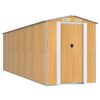 vidaXL Z&aacute;hradn&aacute; k&ocirc;lňa bledohned&aacute; 192x606x223 cm pozinkovan&aacute; oceľ