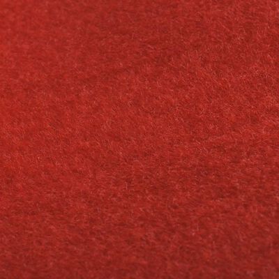 Červený koberec vidaXL - 1 x 5 m, extra ťažký 400 g/m2