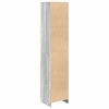 vidaXL Highboard Grey Sonoma 37,5x35x180 cm Engineered Wood