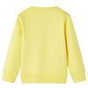 Detská mikina bledožltá 104