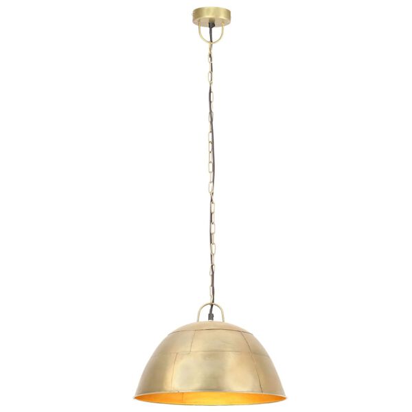 vidaXL Industri&aacute;lna vintage z&aacute;vesn&aacute; lampa 25 W, mosadzn&aacute; 41 cm E27