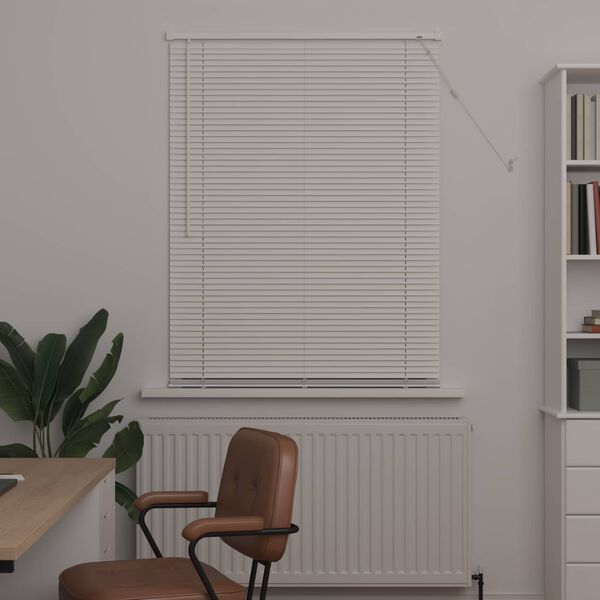 vidaXL Žal&uacute;zia Nastaviteľn&aacute; Biely 150 x 100 cm PVC