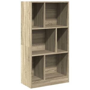 vidaXL Knižnica dub sonoma 57x28,5x107,5 cm kompozitn&eacute; drevo