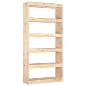 vidaXL Knižnica/deliaca stena 80x30x167,4 cm mas&iacute;vna borovica
