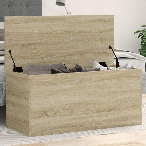 vidaXL &Uacute;ložn&yacute; box dub sonoma 100x42x46 cm kompozitn&eacute; drevo
