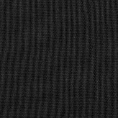 vidaXL Zatemňovací záves, ľanový vzhľad, krúžky, čierny 290x245 cm