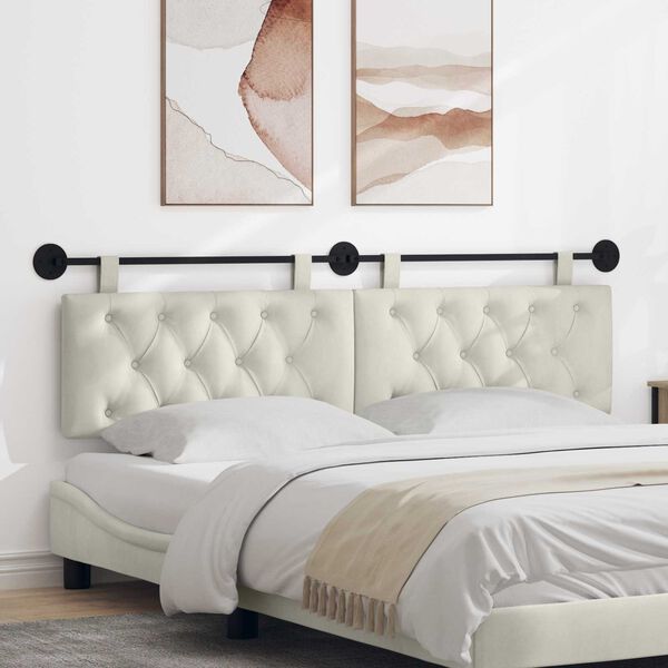 vidaXL Z&aacute;vesn&aacute; Čel&aacute; N&aacute;stenn&yacute; Kr&eacute;mov&aacute; 190 x 55 x 7 cm Zamat