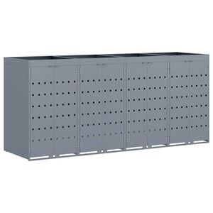 vidaXL &Uacute;ložisko na 4 ko&scaron;e Wheelie Svetlosiv&aacute; 272 x 77,5 x 121,5 cm