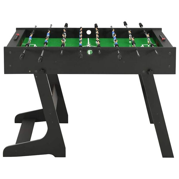 vidaXL Skladac&iacute; stoln&yacute; futbal čierny 121x61x80 cm