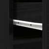 vidaXL Highboard Black Oak 37,5x35x180 cm Engineered Wood