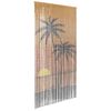 vidaXL Z&aacute;ves proti hmyzu s potlačou palmy 100x220 cm bambus