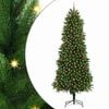 vidaXL Vianočn&yacute; stromček s 300 LED-i so stojanom Zelen&aacute; 240 cm PE