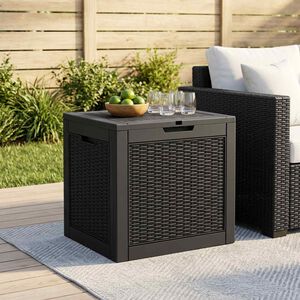 vidaXL Z&aacute;hradn&yacute; &uacute;ložn&yacute; box čierny 55,5x43x53 cm polypropyl&eacute;n