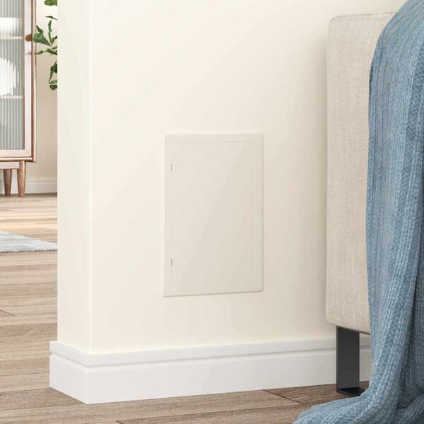 vidaXL Pr&iacute;stupov&eacute; dosky 2 pcs Biela 15 x 23 cm ABS plast