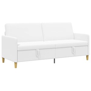 vidaXL Sofa s &uacute;ložn&yacute;m priestorom Biela 192 x 78 x 87 cm Polyester