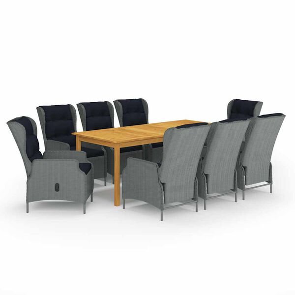 vidaXL 9-dielna z&aacute;hradn&aacute; jed&aacute;lensk&aacute; s&uacute;prava bledosiv&aacute;