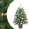 vidaXL Umel&yacute; vianočn&yacute; stromček s 150 LED-i Zelen&aacute; 75 cm PE a PVC