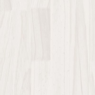 vidaXL Knižnica s 5 policami biela 40x30x175 cm borovicové drevo