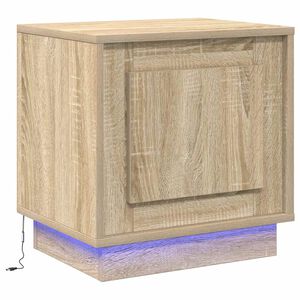 vidaXL Nočn&yacute; stol&iacute;k Sonoma dub 44 x 34,5 x 45 cm Kompozitn&eacute; drevo