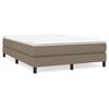 vidaXL Posteľn&yacute; r&aacute;m s boxspringom sivohned&aacute; 140x190 cm l&aacute;tka
