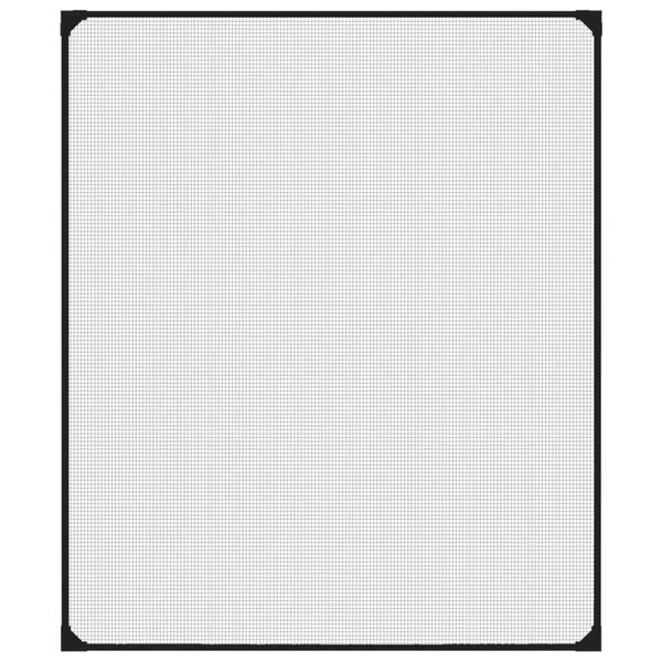 vidaXL Magnetick&aacute; okenn&aacute; sieťka proti hmyzu antracitov&aacute; 100x120 cm