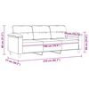 vidaXL 3-miestna pohovka, sivohned&aacute; 180 cm, mikrovl&aacute;kno