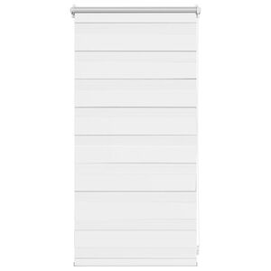 vidaXL Zebrov&aacute; roleta 40,9x100 cm &Scaron;&iacute;rka l&aacute;tky 36,7 cm biela