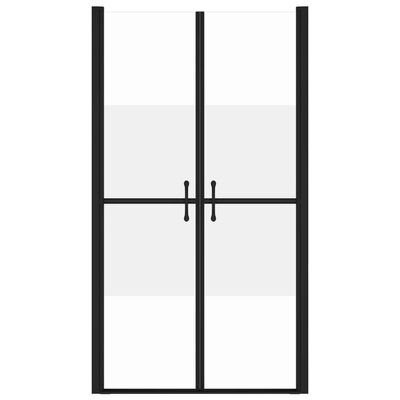 vidaXL Sprchové dvere polo-mliečne ESG (93-96)x190 cm